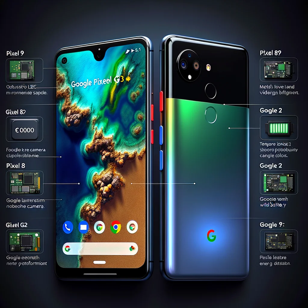 Google Pixel 9 en Google Pixel 8 vergeleken